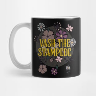 Aesthetic Proud Name Vash Flowers Anime Retro Styles Mug